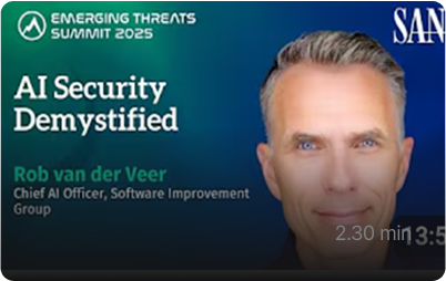 AI security demystified w/ Rob van der Veer